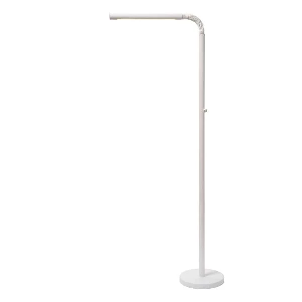 Lucide GILLY - Rechargeable Floor reading lamp - Battery pack/batteries - LED Dim. - 1x3W 2700K - White - detail 1